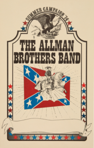 Affiche ALLMAN BROTHERS BAND 74 Dessin