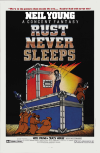 Affiche NEIL YOUNG Rust Never Sleeps Dessin