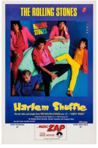 Affiche Rolling Stones Harlem Shuffle Dessin